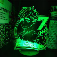 อะนิเมะตัวเลข H Aikyuu NightLights Miya Atsumu 3D หลอดไฟ Led รูปการกระทำของเล่นเด็กของขวัญตุ๊กตาที่มีสีสันแปลก Juguetes ตกแต่งบ้าน