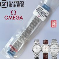 สายนาฬิกา Omega เดิม Disc Fly Series สแตนเลสเดิมสำหรับบุรุษและสตรีสายนาฬิกา Omega hippocampus 300 เข็มขัดเหล็ก