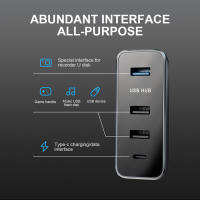 USB Extender ABS PC HUB หัวแปลง1500mA Hub Docking Station On-Board 12V สำหรับ Tesla รุ่น3สำหรับรถอะไหล่