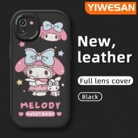 YIWESAN เคสโทรศัพท์ลายดีไซน์ใหม่เมโลดี้หวาน A03s A03ปลอกสำหรับ Samsung นุ่มหนังเคสป้องกันกล้องฝาปิดด้านหลังเลนส์เต็มรูปแบบเคสกันกระแทก