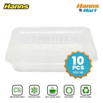 10pcs Disposable Plastic Food Storage Food Container Reusable