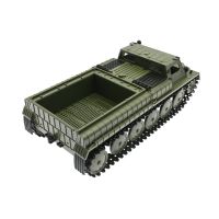 【CW】 WPL E 1 GAZ Full Scale Caterpillar Carrier RC CAR Remote Control Model Caterpillar Loader Assembly Toy Model