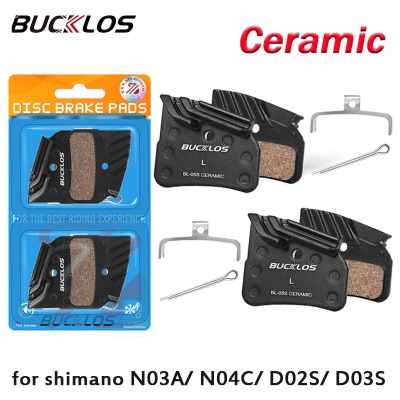 1/2pairs Ceramic Brake Pads N03A N04C Bicycle Pads for DEORE XTR XT BR-M9120 M8120 BR-M7120 Hydraulic Brake Pads with Cooling