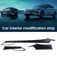 Suitable for BYD Seal 2022 Interior Modification Stickers Center Console Trim Strip Stickers Instrument Panel Decoration Stickers