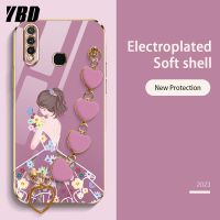 YBD เคสโทรศัพท์ลาย Love สำหรับ Vivo Z1 Pro Z5X 2020 Y19 U3 1915 1951 1918ลายช่อดอกไม้น่ารักล่าสุดหรูหราบูติกปลอกซิลิโคนนิ่ม