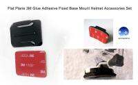 Flat Plane 3M Glue Adhesive Fixed Base Mount Helmet Accessories Set - แบนเครื่องบิน  3M กาวกาวคงที่แท่นยึดฐานอุปกรณ์หมวกกันน็อกชุด