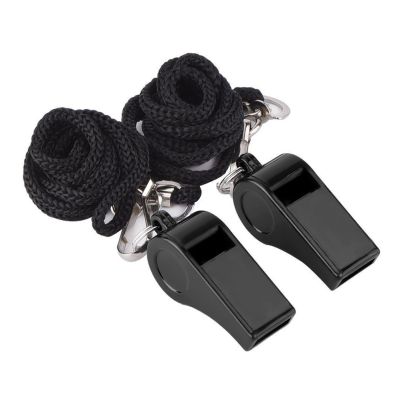 2Pcs Professional Coach Whistle Sports Football Basketball Referee Training Whistle Outdoor Survival With Lanyard Silbato Apito Survival kits