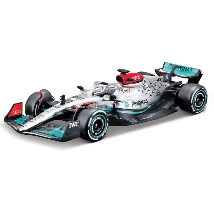 urago-1-43-2022-f1-mercedes-amg-w13-44แฮมิลตัน-63จอร์จรัสเซลของเล่นอัลลอยโมเดลรถยนต์ซุปเปอร์ฟอร์มูล่า