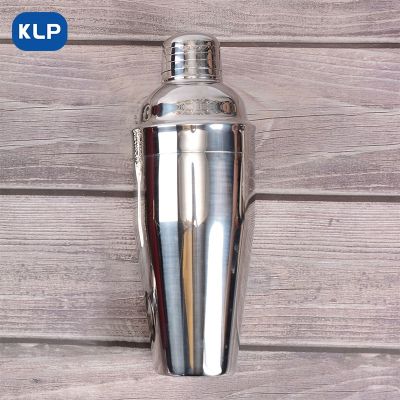 KLP Stable Grip tail Shaker Bartender tail Mixing Tool เครื่องผสมค็อกเทลสแตนเลสบาร์เทนเดอร์ที่มีประสบการณ์700Ml