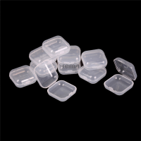 remai 10pcs MINI CLEAR Plastic Small BOX เครื่องประดับอุดหูกล่องเก็บของ