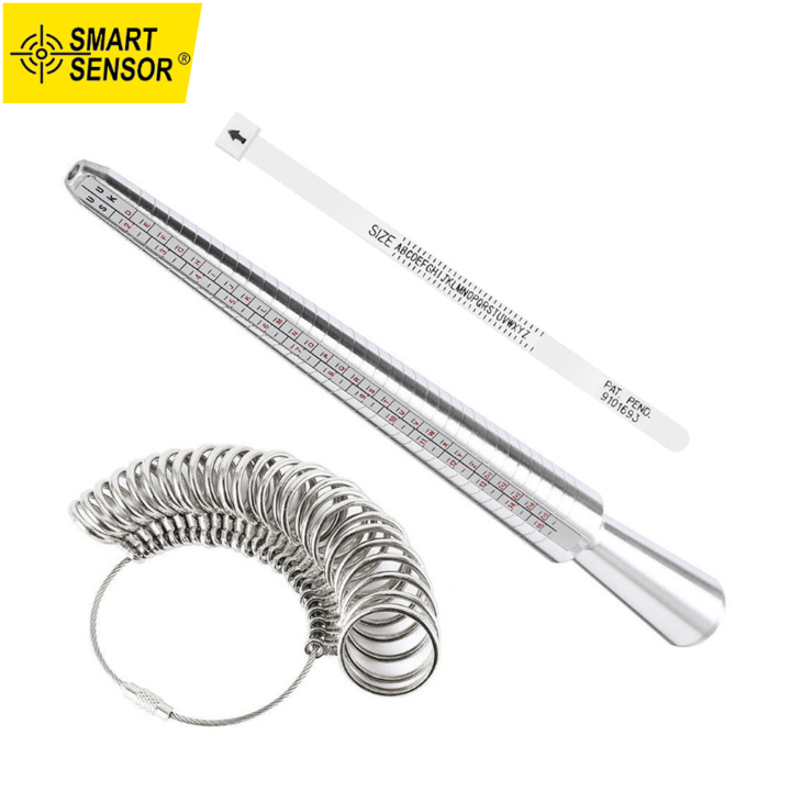 Smart Sensor Aluminium Ring Sizer Mandrel Metal Ring Sizer Finger