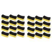 24 Pieces Tire Contour Dressing Applicator Pads Color Polishing Sponge Wax Buffing Pads Tire Shine Applicator Pads