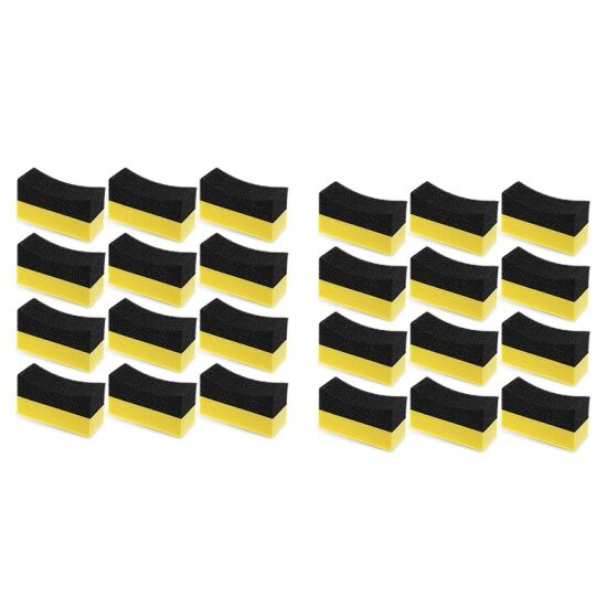 10x Tire Contour Dressing Applicator Pads Shine Color Polishing Sponge Wax  Cheap