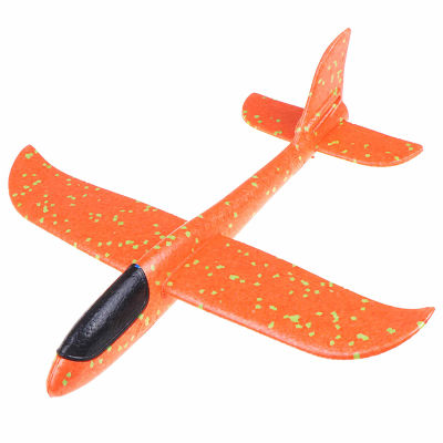 【Fuqiangyi】 37 ซม.โฟมเครื่องบินเครื่องบินของเล่นมือโยนEppเปิดตัวเครื่องร่อนของเล่นเครื่องบินที่มีความยืดหยุ่น