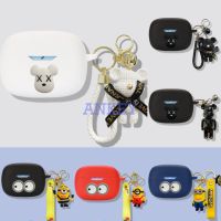 for Anker Soundcore Life Dot 3i / Note 3i / P2i P3i A20i A3i Earphone Silicone Case Bear Lovely Earbuds Protective Headphone Cover Headset Skin with Pendant