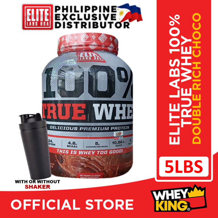 WHEY PROTEIN EliteLabs 100 True Whey 5lbs Blended WHEY Protein, w