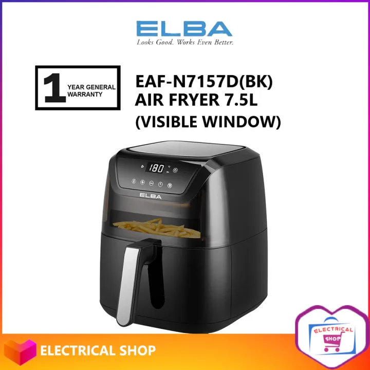 Tefal AIR FRYER / ELBA Air Fryer 7.5l EY4018 / EAFN7157D(BK) XXL SIZE XL SIZE Lazada