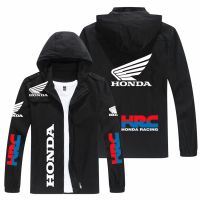 2022 New Honda HRC Logo Men Jacket Casual Harajuku Off Road Motorcycle Racing Jacket Baseball Uniform Men Biker Hooded Jackets