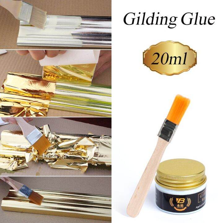 Gilding Glue Gold Leaf Foil Waterbased Environmental Glue 20ml for