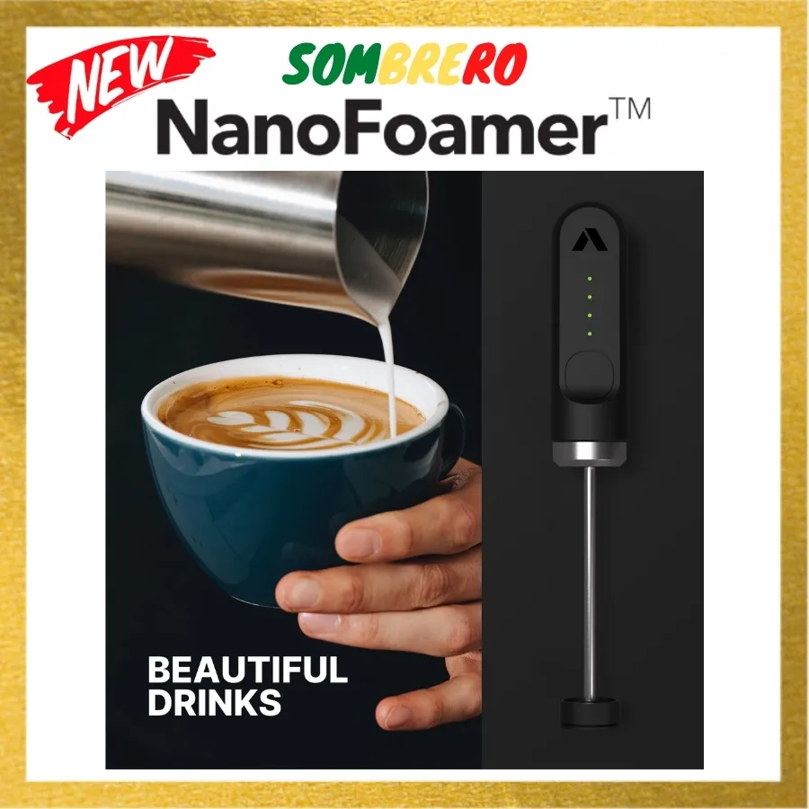NEW NanoFoamer V2 Recharge Lithium Milk Frother Subminimal Superfine  Microfoam Milk Barista Quality Cappuccino Latte Art