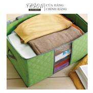 Set 3 Túi Vải Đựng Chăn Mền Gối, Quần Áo Cỡ Lớn Tiện Dụng-Màu Ngẫu Nhiên