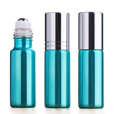 5ml Essential Oil Bottle Essential Oil Roller Bottles Massage Eye Cream Storage Bottle Medicine Smear Roller Bottle Perfume Bottle Portable Bottle Essential Oil Roller Bottle