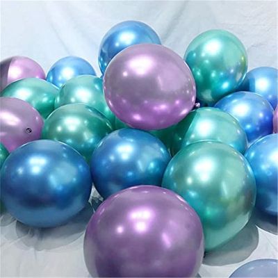 【hot】∈∏✙ 15pcs Metallic Balloons Set Happy Birthday Decorations Adult Kids Baby Shower Wedding Globos Supplies