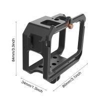 For Gopro Hero 10 9 Action Camera Accessory Case Housing Protective Frame wear resistant Aluminum Alloy Heat Dissipation Cage