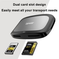 Lexar Cfexpress Type A Card Reader 10Gbps 8K 2-In-1 Hi-Speed USB 3.2 Gen2 SD Card Reader USB Type C Interface CFE A Card Reader