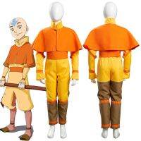 Avatar: The Last Airbender Avatar Aang Cosplay Costume Adult Kids Children Jumpsuit Outfits Halloween Carnival Suit