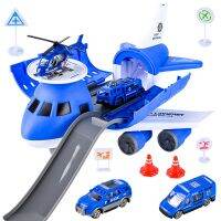 Inertia Airplane Toys for Children Large Storage Transport Aircraft with Alloy Truck Vehicle Kids Airliner Car Toy