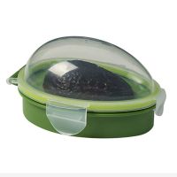 Limited Time Discounts Kitchen Food Storage Box Avocado Space Saving Container Vegetable Organizer Reusable Plastic Fruit Containers Vegetable Crisper
