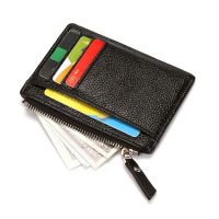 【CC】 New Wallet Leather Coin Purse Ultra Thin Business Bank Credit Card Holder Multi-card Bit