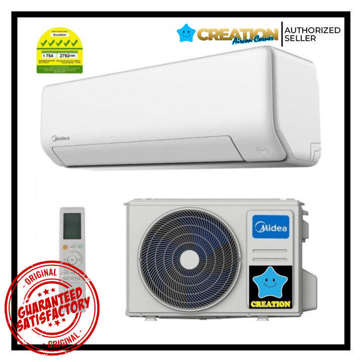 MIDEA Sys 1 (9,000btu) 4ticksR32 All Easy Pro Inverter wall mounted