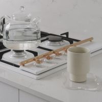 1pc-Irregular Acrylic Clear Mirror Coasters Nordic Ins Simple Table Mat Desktop Decor Ornaments Home