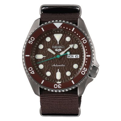 James Mobile นาฬิกาข้อมือยี่ห้อ Seiko 5 Sports รุ่น SRPD85K1 นาฬิกากันน้ำ 100 เมตร นาฬิกาสายผ้า