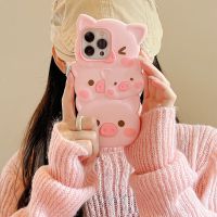 เคสโทรศัพท์ซิลิโคนลายการ์ตูนหมูซ้อนสำหรับ IPhone14/11/12/13 Iphone11pro สูงสุด/12pro สูงสุด/13pro สูงสุด/14pro สูงสุด/Xs/xr กันหยดน้ำ0000