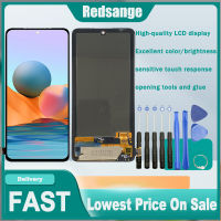 Redsange อะไหล่จอแสดงผล OLED สำหรับ Redmi Note 10 Pro M2101K6R M2101K6G/Note 10 Pro Max M2101K6I จอ LCD หน้าจอสัมผัสดิจิตอลประกอบสำหรับ Redmi Note 10 Pro M2101K6G M2101K6R Redmi Note 10 Pro Max M2101K6I Lcd