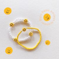 (พร้อมส่ง) Bijou Smileys bracelet กำไลไหมยืด