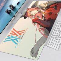 Darling In The Franxx แผ่นรองเมาส์ 80x30 แผ่นรองเมาส์คอมพิวเตอร์อะนิเมะอุปกรณ์เสริมสำหรับการเล่นเกม แผ่นรองเมาส์รูปแบบ HD สำหรับนักเล่นเกม Tapis De Souris