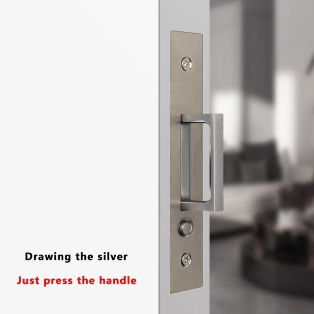 Pocket Door Handle Builtin Pocket Door Lock Wooden Door Shift Door Lock Sliding Door Lock