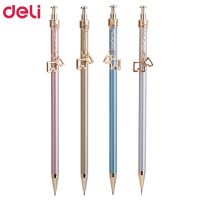 Lele Pencil】ดินสอกดจี้โลหะสุดหรู1ชิ้นเครื่องเขียนน่ารักขนาด0.5มม. ดินสอกด0.7มม. สำหรับโรงเรียนและสำนักงาน