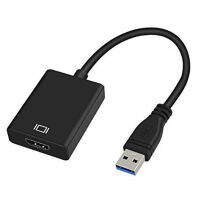 USB 3.0ตัวแปลงHDMI USBชาย1080Pอะแดปเตอร์ตัวเมียสำหรับโปรเจคเตอร์มินิไร้สายเครื่องมอนิเตอร์PC