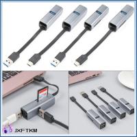 JXFTKM 3พอร์ต5พอร์ต การส่งข้อมูล ความเร็วสูง ตัวขยาย ฮับ USB ฮับ Type-C ตัวแยก USB 3.0 แท่นวาง