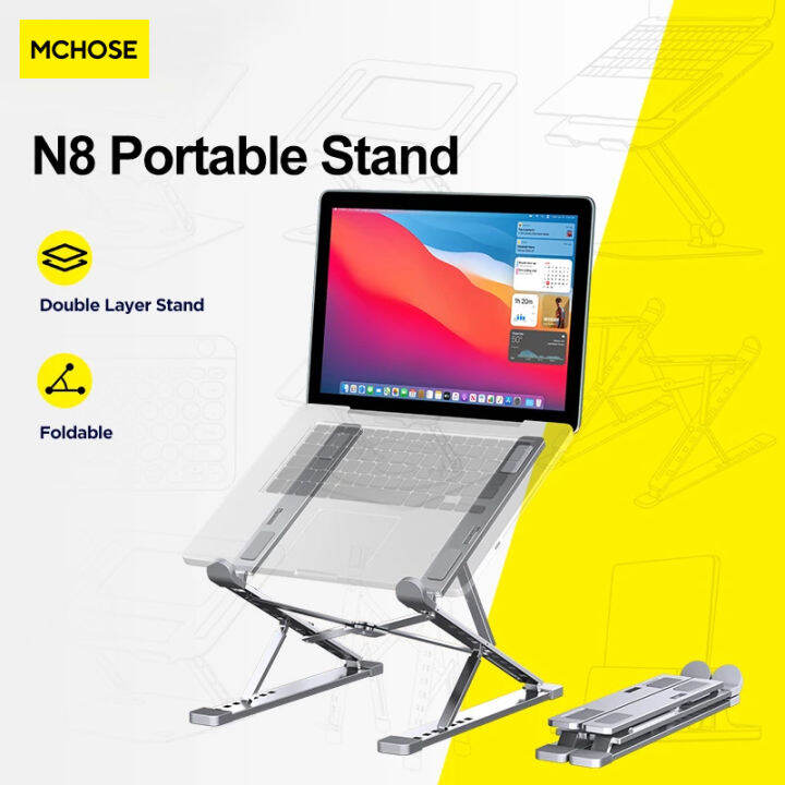 MC N8 Adjustable Portable Laptop Stand Aluminum for Macbook Tablet