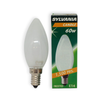 Sylvania หลอดไฟทรงเทียน ขนาด 60 วัตต์ [แบบฝ้า]