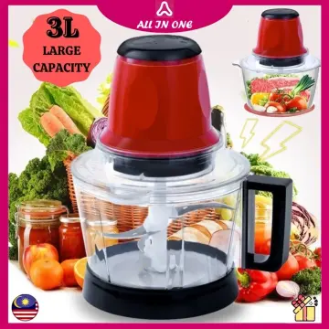 BLACK & DECKER Multifunction Blender Perfect Fusion MP200V Chopper Grinder  Food Processor Mixer Pengisar Makanan