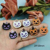 【YF】◙✼۞  ApeUr 10pcs Enamel Pumpkin Jewelry Making Crafting Fashion Earring Pendant Necklace Charms