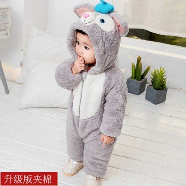 ready-sprg-and-autumn-thickened-baby-bear-one-piece-clot-duffy-bear-th-men-and-women-ildrens-crawlg-jamas