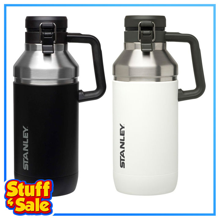 Stanley Go Vacuum Sealed Stainless Steel Growler 64 oz White